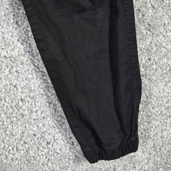 Bear Bottom Men Tapered Jogger Pants Large Black Casual Minimal Streetwear READ - Picture 2 of 12